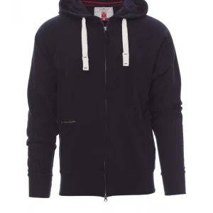 FELPA CON CAPPUCCIO E ZIP INTERA HAWAII+ PAYPER