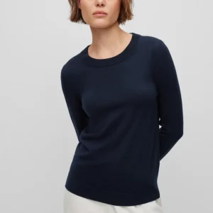 Hugo Boss Maglione girocollo in lana merino