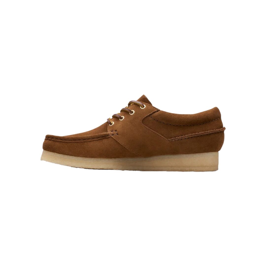 SCARPE STRINGATE “Wallabees – Clarks” IN CAMOSCIO COLA FONDO PARA 30 mm - immagine 8