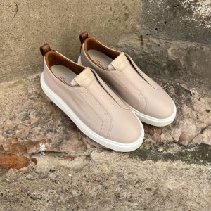 Santoni Sneaker slip-on da donna in pelle bottalata
