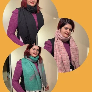 SCIARPE DONNA “CONTRASTI RAFFINATI”