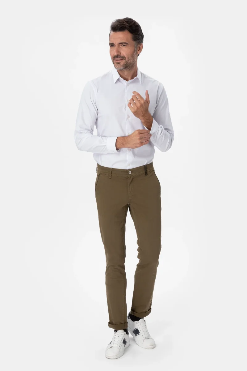 Dirk Dnt Pantalone chinos in cotone - immagine 4
