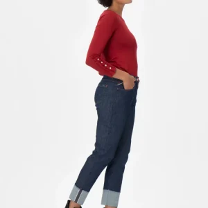 Emy Rtc01 Jeans con risvolo