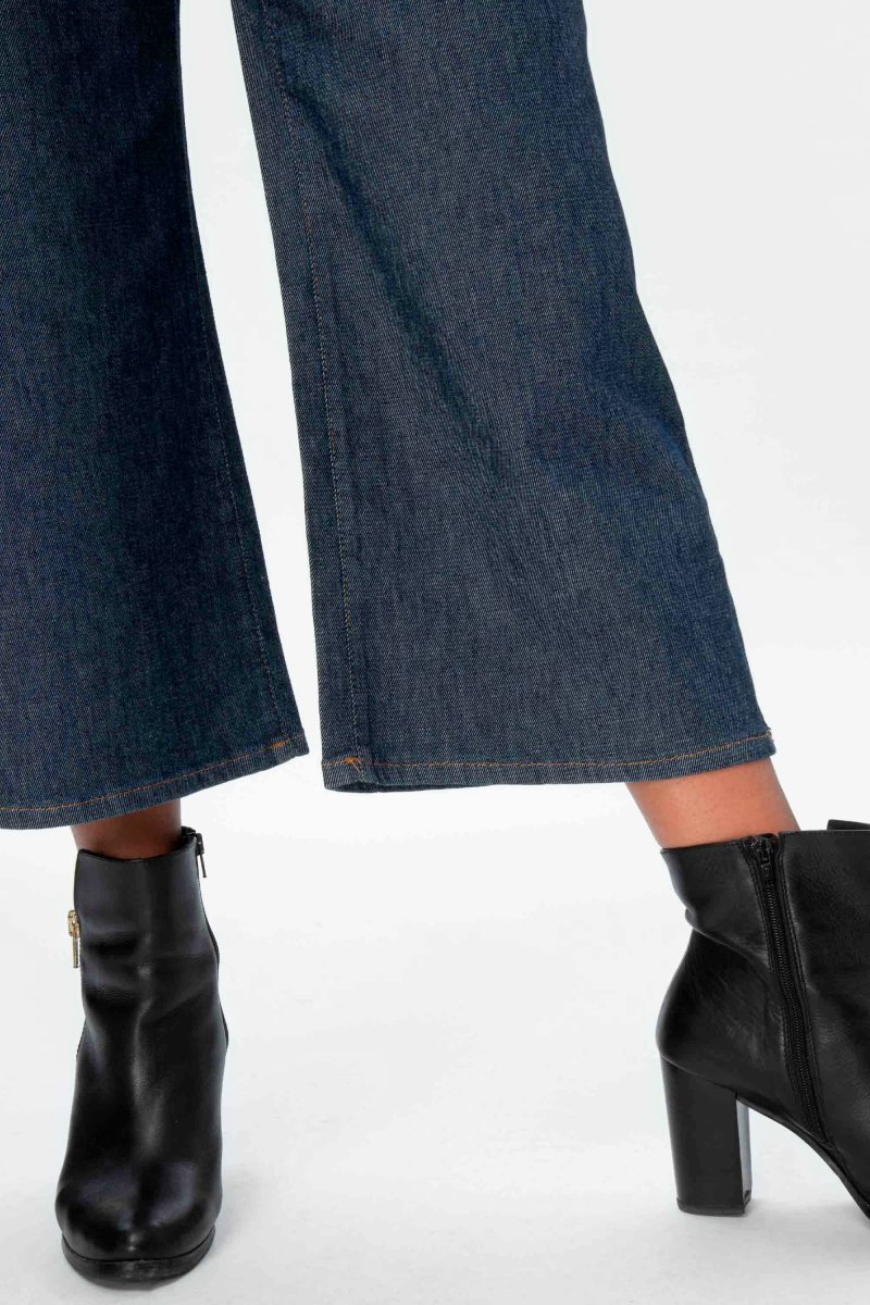 Kaila Oh01 Jeans cropped in denim blu - immagine 5