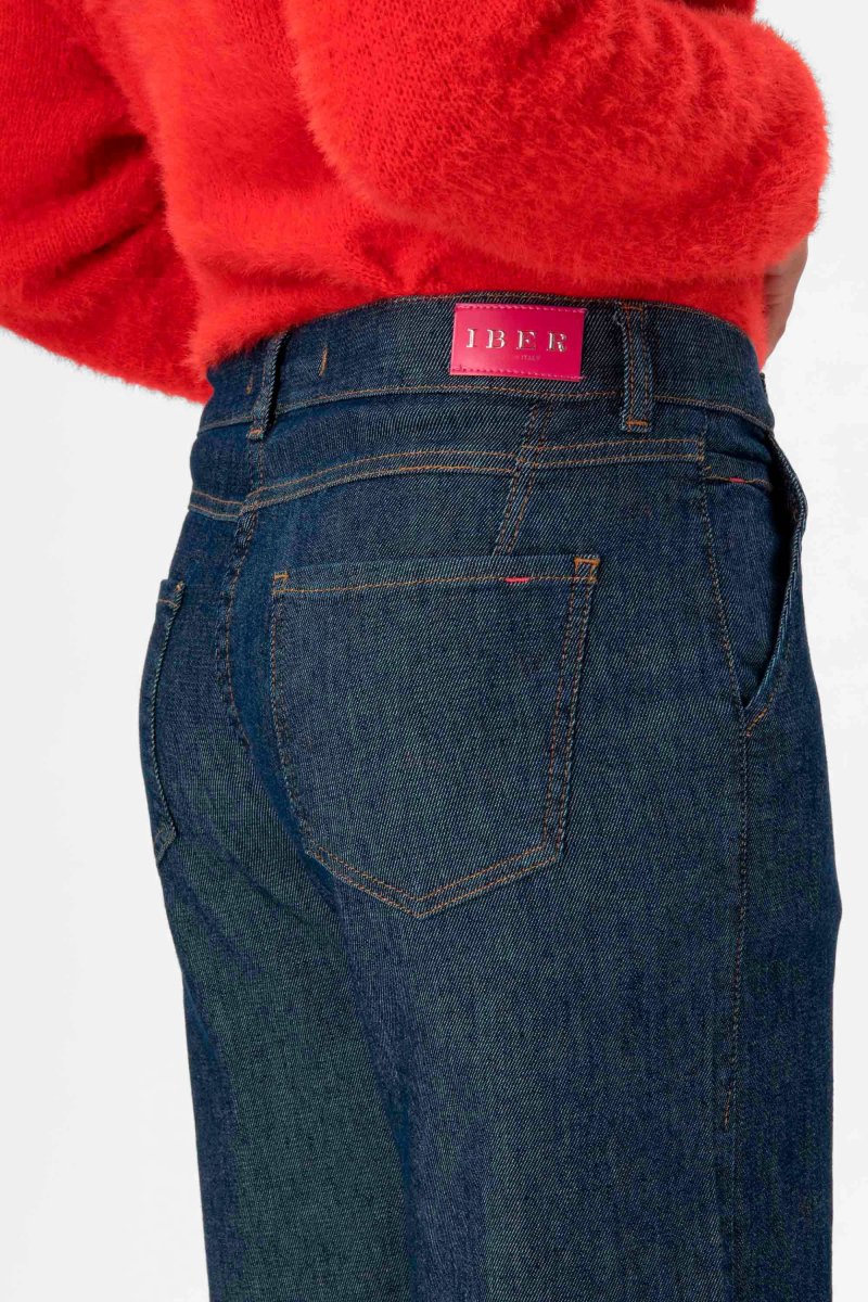 Kaila Oh01 Jeans cropped in denim blu - immagine 6