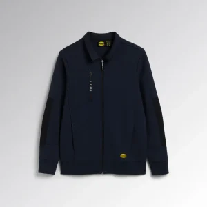 FELPA FULL ZIP LITEWORK - BLU/GRIGIO - DIADORA