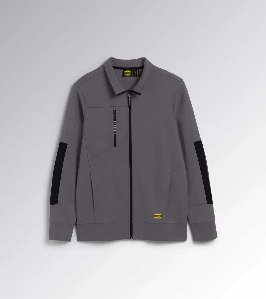 FELPA FULL ZIP LITEWORK - BLU/GRIGIO - DIADORA - immagine 3