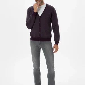 Maikol SKB23 Jeans in denim grigio di cotone stretch