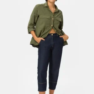 Maritè Ncr02 Jeans blu cropped