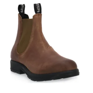 DOCKSTEPS BEATLE VERA PELLE MARRONE