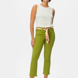 Hippie Sg3 Jeans cotone super stretch con orlo sfrangiato