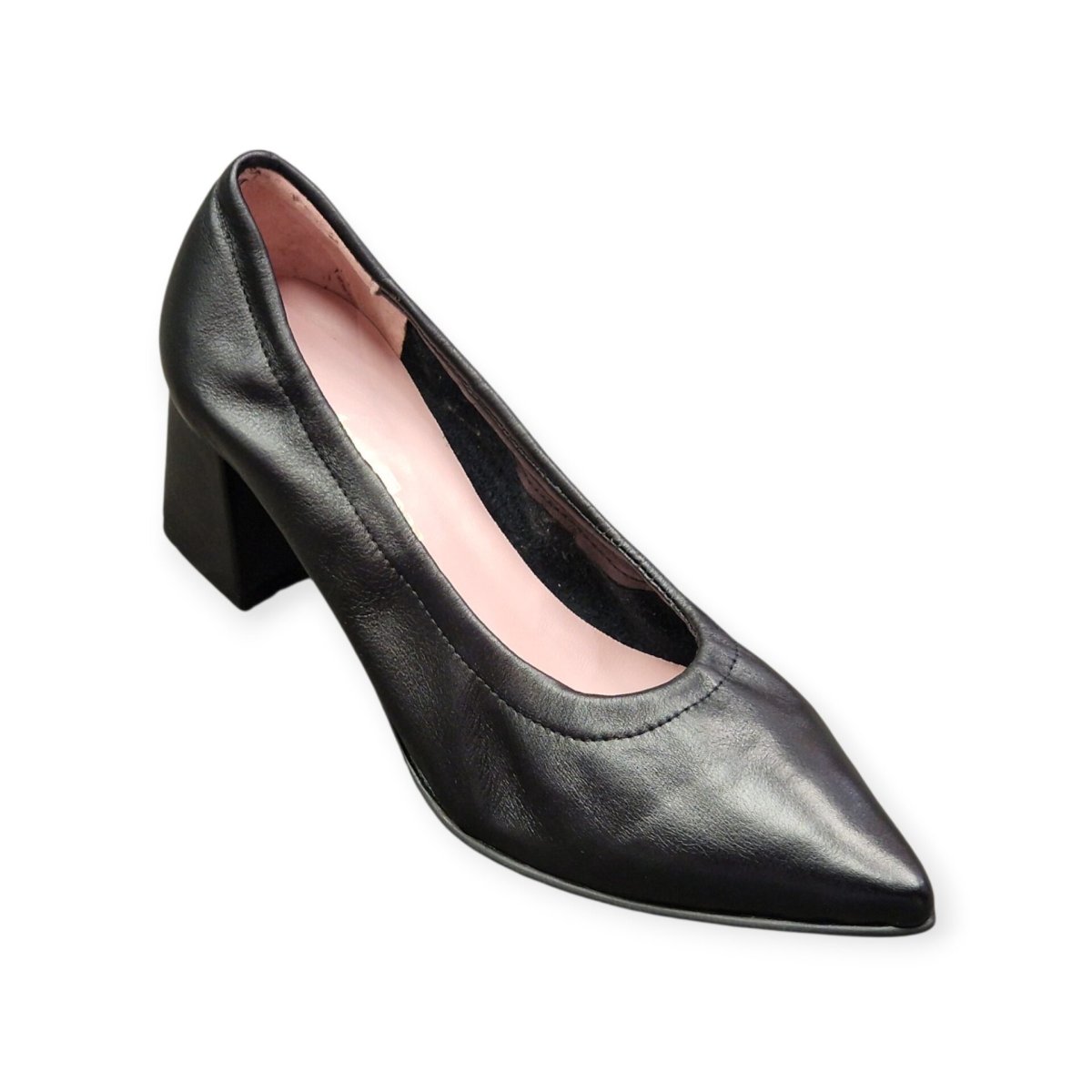 DECOLLETE’ “Comfort Class” IN PELLE NERO 50 mm - immagine 4