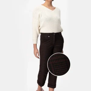 Greet Pms43 Pantalone stampa pied poule