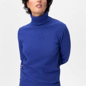 Lenora Dolcevita in lana Blu