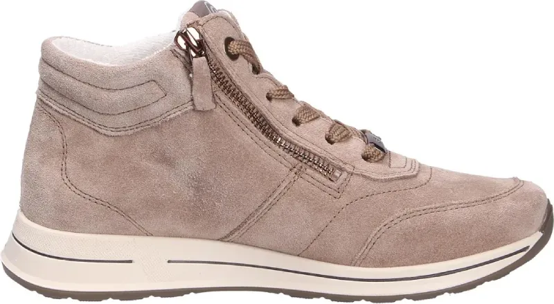 Ara Sneaker Alta String.+zip-linea Osaka 2.0 12-24808 95 Sesam - immagine 3