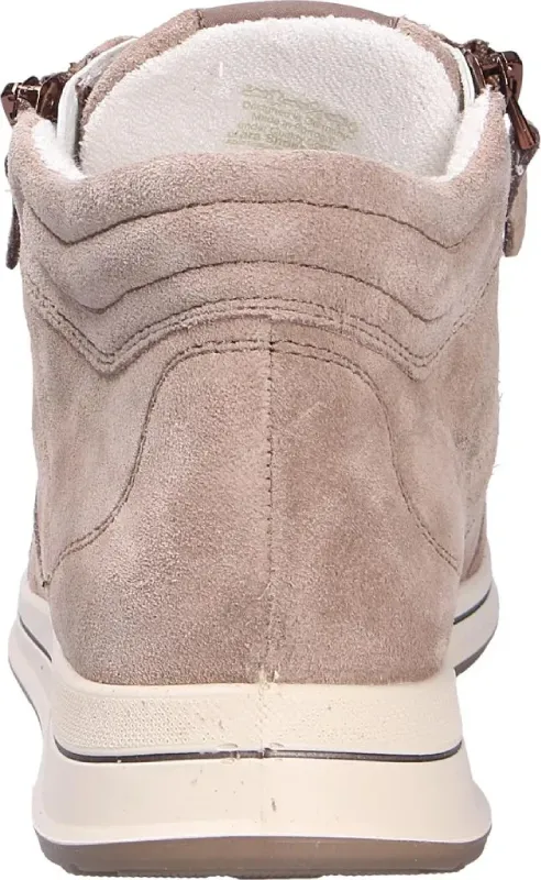 Ara Sneaker Alta String.+zip-linea Osaka 2.0 12-24808 95 Sesam - immagine 4