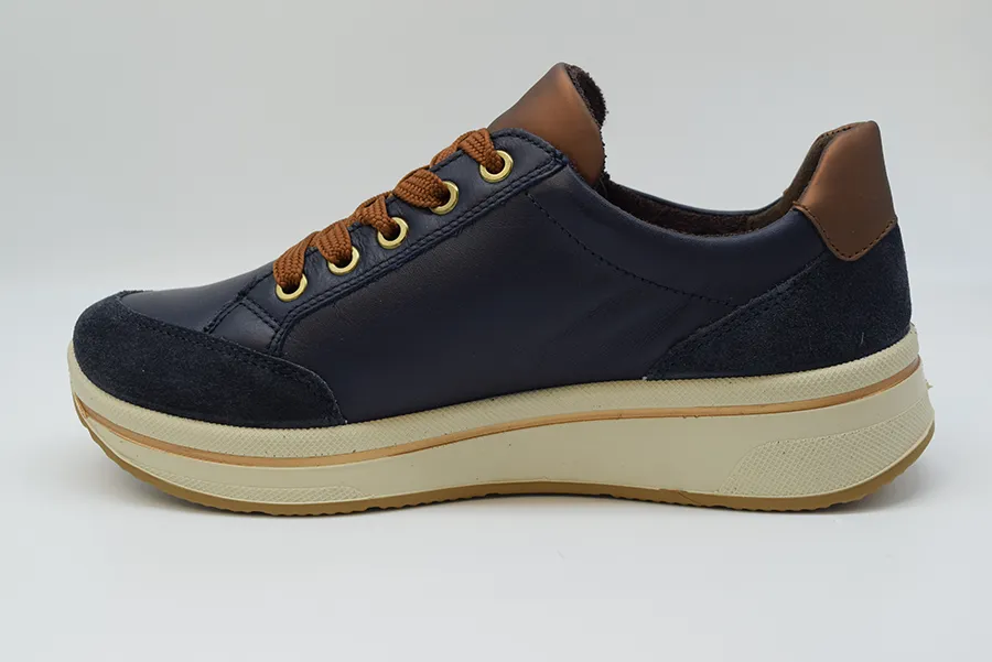 Ara Stringa 5 Buchi + Cerniera Linea Saporo 3.0 12-27504 02 Blau/nuts - immagine 3