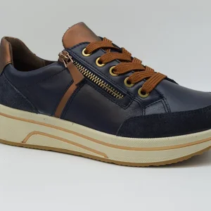 Ara Stringa 5 Buchi + Cerniera Linea Saporo 3.0 12-27504 02 Blau/nuts