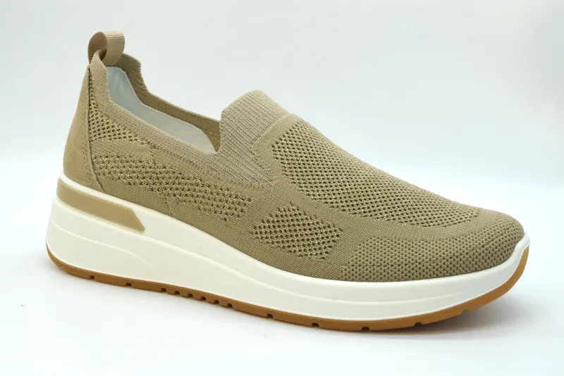 Ara Slip On Elasticizzata Garda Calz H Zeppa 40 Mm 12-57712 08 Sand/sand/sand - immagine 2