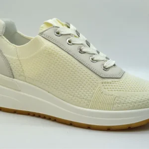 Ara Sneakers Elast. String. Garda Calz H-zeppa 40mm 12-57716 09 Cream