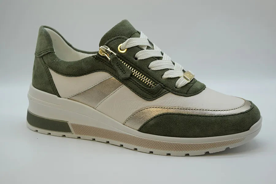 Ara Stringata Neapel Fusion 4 Calzata G Multicolor 12-18414 17 Verde - immagine 2