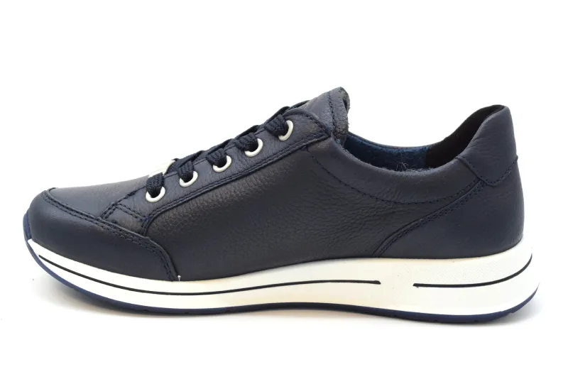 Ara Sneaker Donna Osaka 2.0 Calzata H Zeppa 30 Mm 12-24801 02 Blau - immagine 3