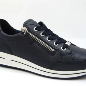 Ara Sneaker Donna Osaka 2.0 Calzata H Zeppa 30 Mm 12-24801 02 Blau