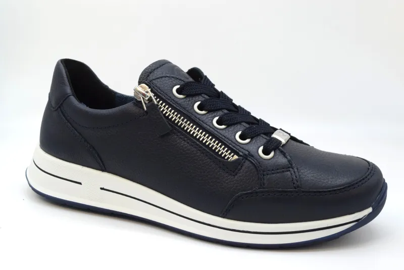 Ara Sneaker Donna Osaka 2.0 Calzata H Zeppa 30 Mm 12-24801 02 Blau - immagine 2