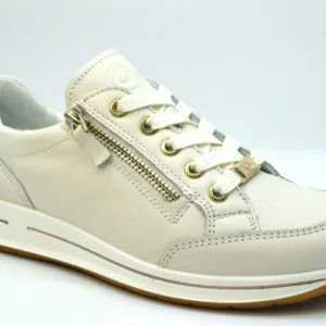 Ara Sneaker Donna Osaka 2.0 Calzata H Zeppa 30 Mm 12-24801 97 Cream