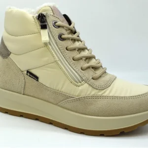 Ara Polacchino felpato stringa+cerniera linea New York 12-25106 05 Shell/cream/moon