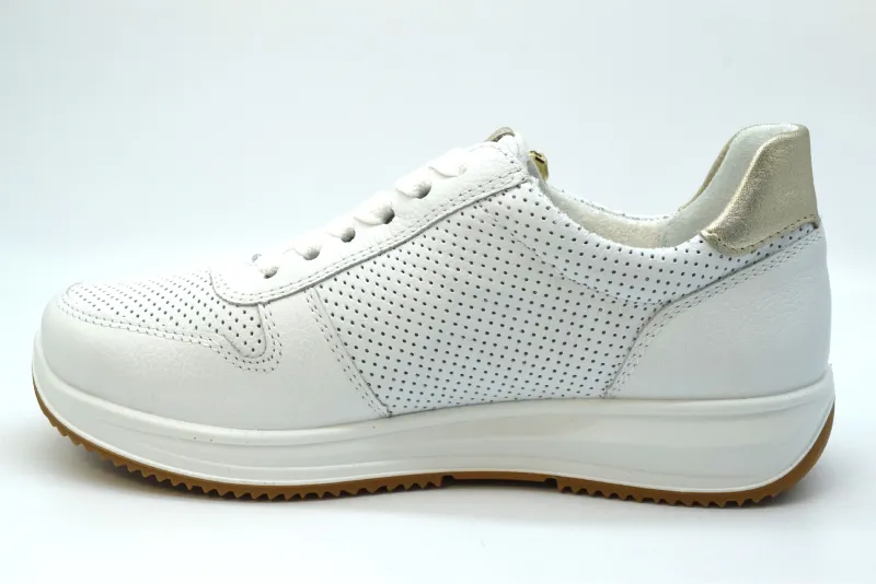 Ara Sneaker Donna Osaka 3.0 Calzata H Zeppa 30 Mm 12-25510 04 Weiss/platin - immagine 3