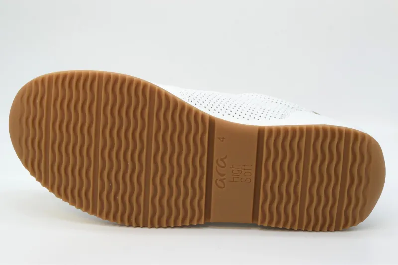 Ara Sneaker Donna Osaka 3.0 Calzata H Zeppa 30 Mm 12-25510 04 Weiss/platin - immagine 4