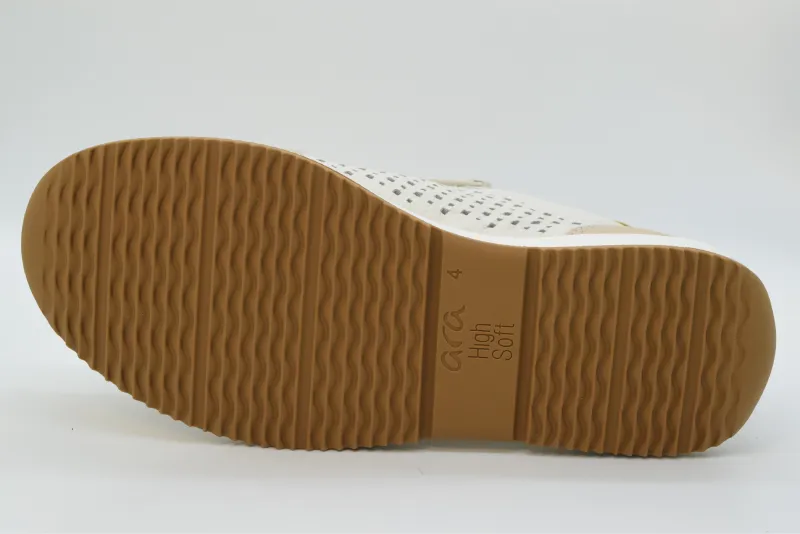 Ara Sneaker Donna Osaka Calzata H Zeppa 30 Mm 12-25526 05 Shell/cream/limoncello - immagine 4