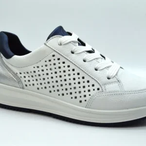 Ara Sneaker donna Osaka calzata H zeppa 30 mm 12-25526 12 Weiss/silber/night
