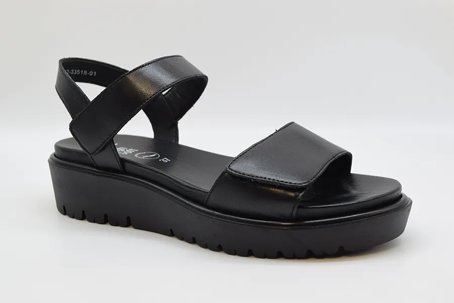 Ara Sandalo 2 Fasce Regolabili Bilbao 12-33518 01 Schwarz - immagine 2