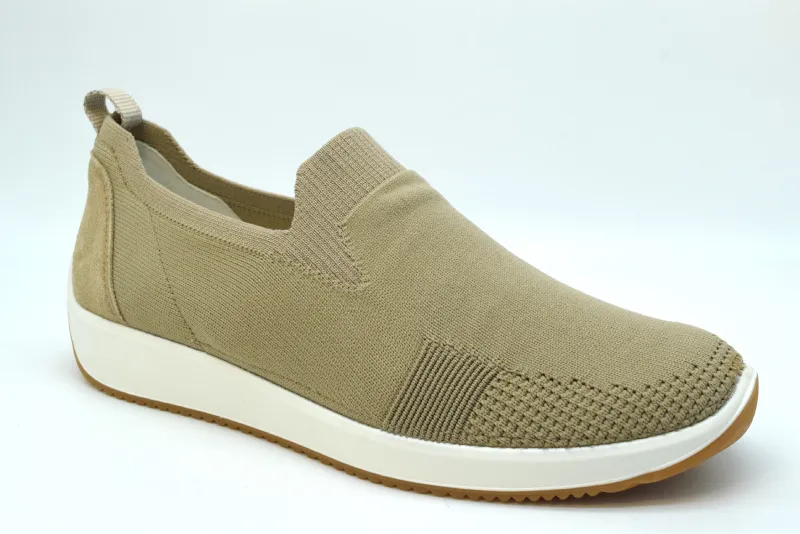 Ara Slip On Elasticizzata Lissabon 4.0-calz G-zeppa 30 12-54042 08 Sand