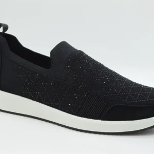 Ara Slip On Elasticizzata Lissabon Calzata G Zeppa 35 12-54050 10 Schwarz/black/schwarz