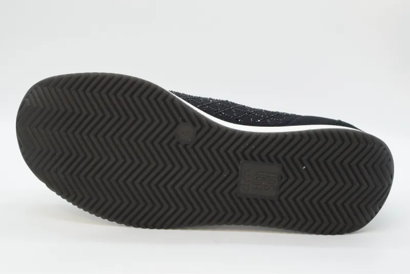 Ara Slip On Elasticizzata Lissabon Calzata G Zeppa 35 12-54050 10 Schwarz/black/schwarz - immagine 4