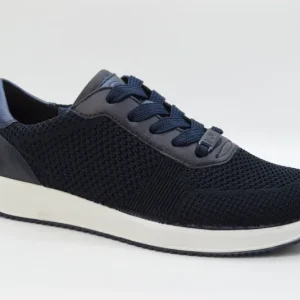 Ara Sneaker donna Lissabon calzata G zeppa 30 mm 12-54052 02 Blau Night