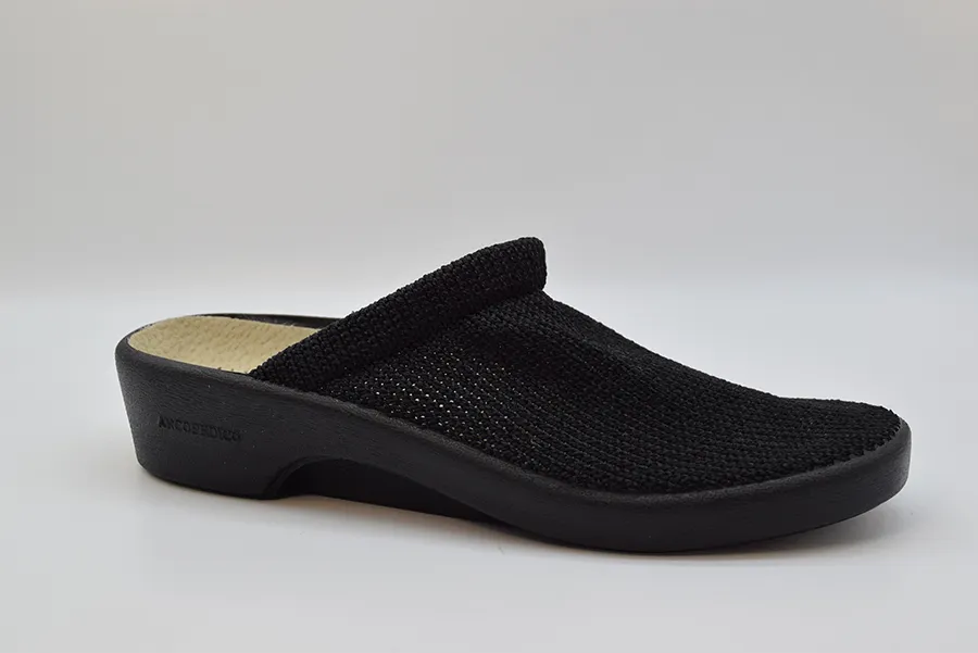 Arcopedico 1001 Sabot Donna In Knitted LIGHT 01 Black