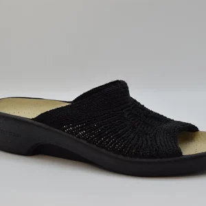 Arcopedico 1301 Ciabatta In Knitted Classic Aperta SPLASH I 01 Black