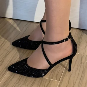 DÉCOLLETÉ AZAREY IN PELLE NERA