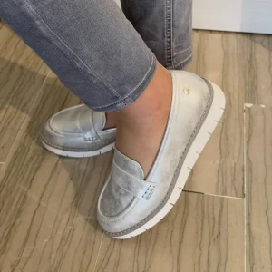 MOCASSINO XTI ARGENTO