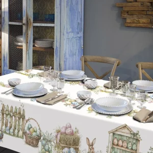 Tovaglia Pasqua BUNNY - TESSITURA RANDI