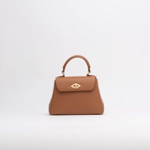 Ballantyne Borsa XS in pelle martellata Tobacco