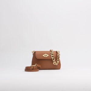 Ballantyne Diamond micro a tracolla martellata Tobacco