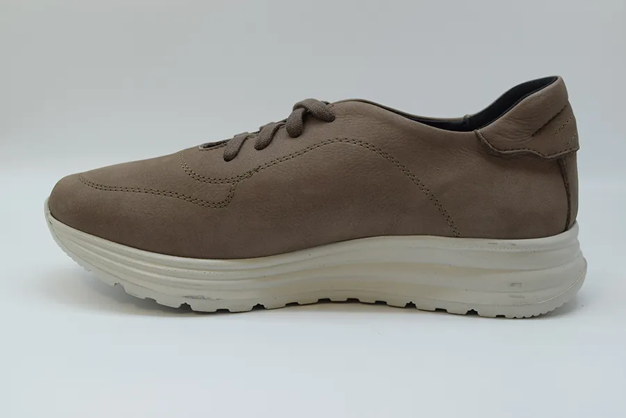 Marro Stringata Francesina Fondo Up 5049 Nabuk Tortora Scuro - immagine 3