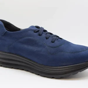 Marro Stringata Francesina Fondo Up 5049 Nabuk Blu