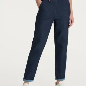 Jeans a carota con tasche in Light Denim - Indigo RAGNO