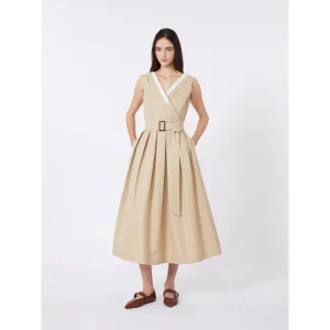 Abito smanicato in gabardina tecnica - BEIGE WEEKEND MAXMARA